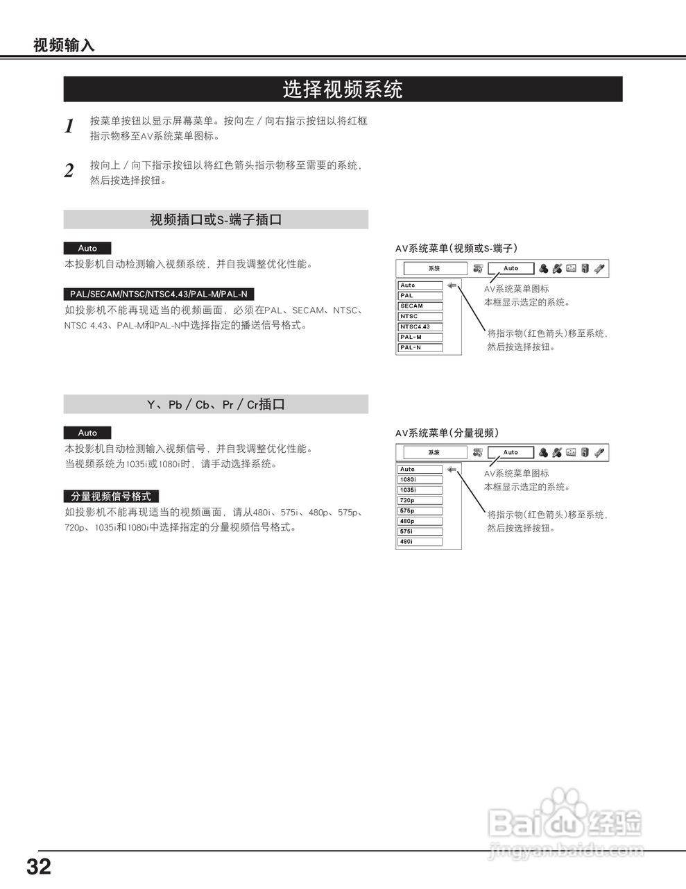 EIKI爱其 LC-X71说明书:[4]