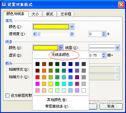 怎样删除WPS文本框边框