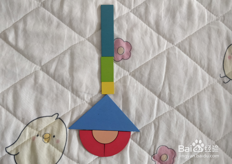 用幼儿积木怎么拼一盏吊灯