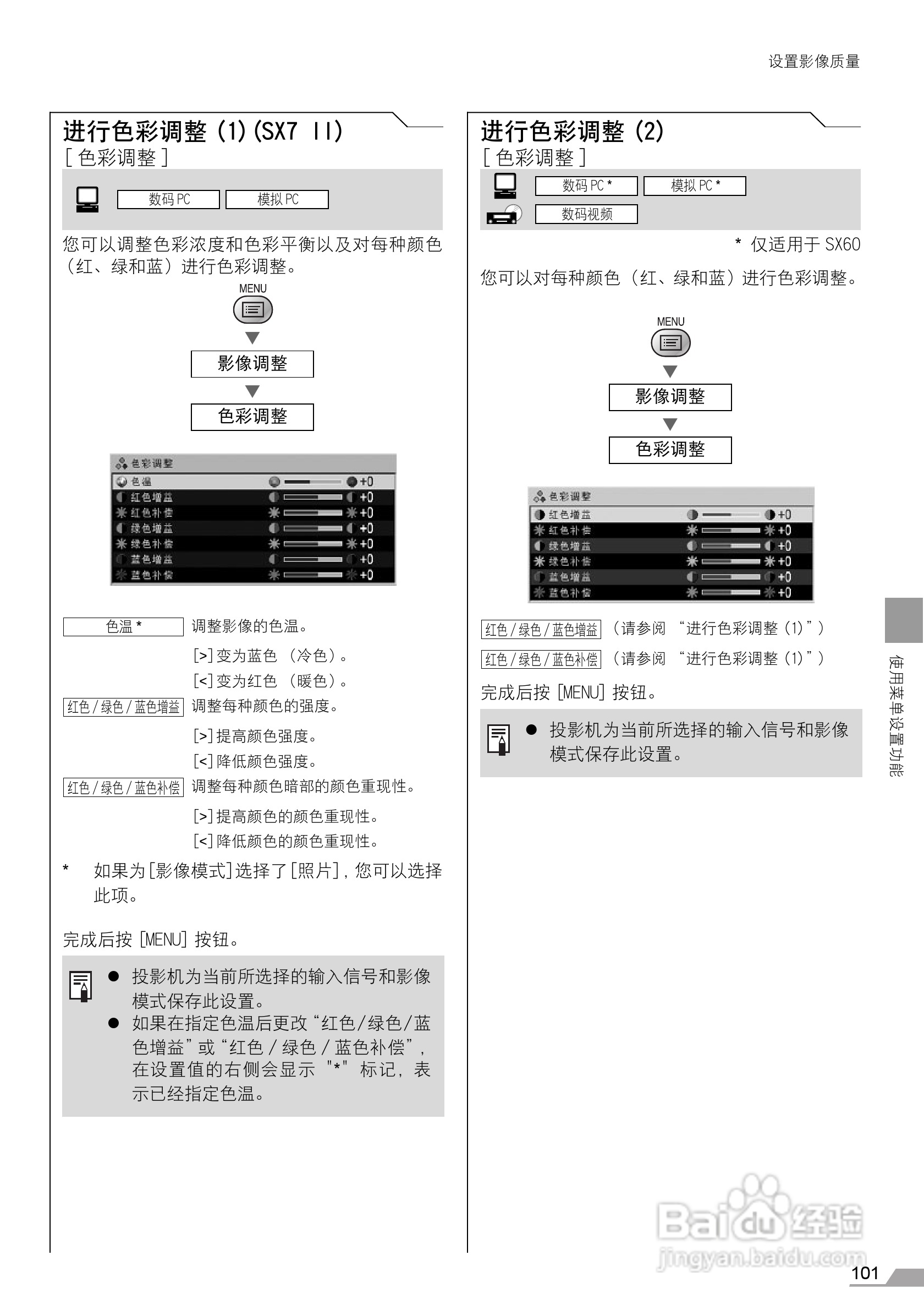 佳能SX7 MarkII投影仪使用说明书:[11]