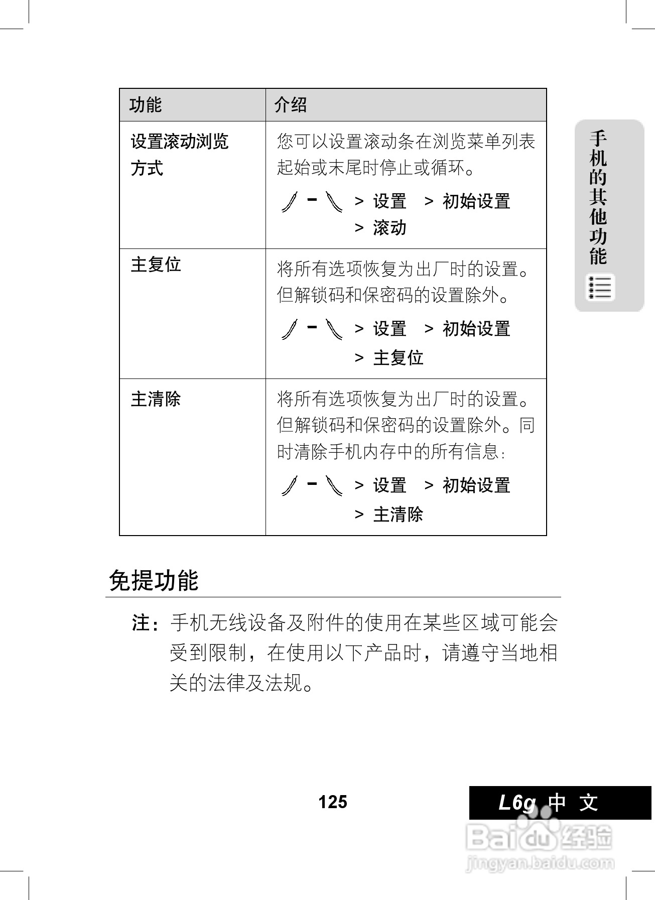 摩托罗拉L6G手机使用说明书:[13]