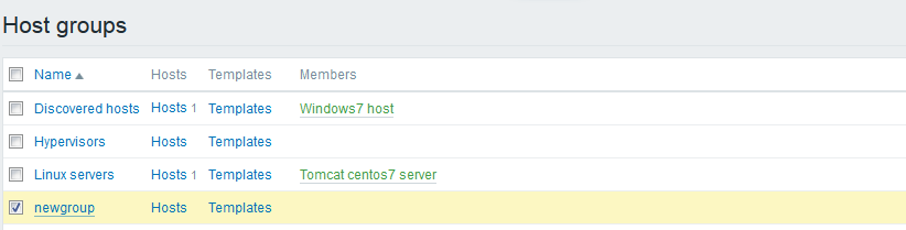如何在zabbix的web管理中修改主机分组？