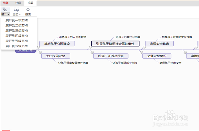 安全教育思维导图模板分享