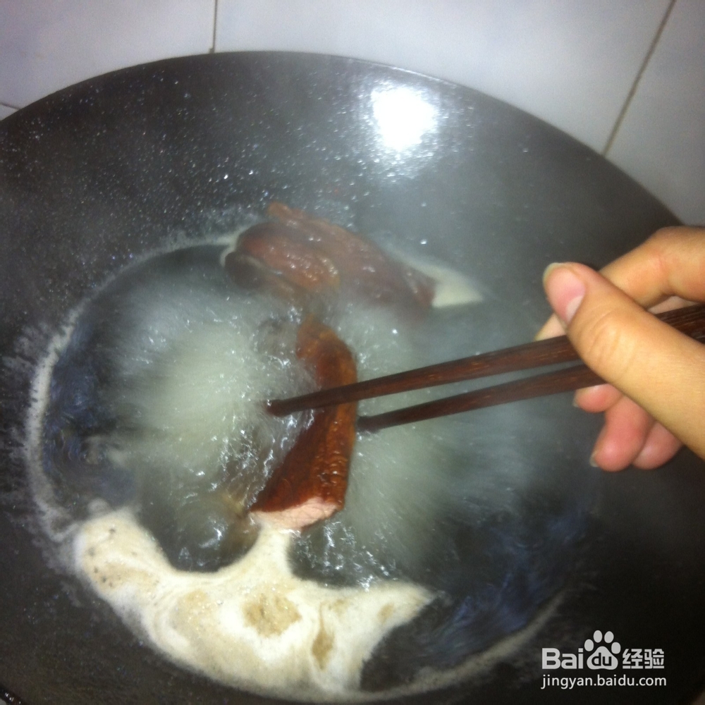 两个人的小日子：[19]腊肉炒荷兰豆