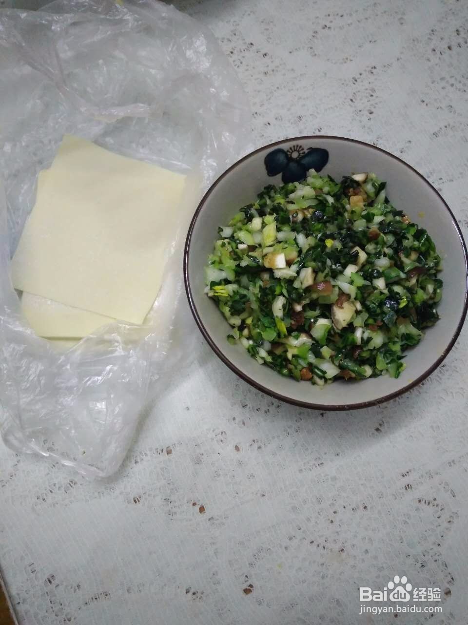 韭菜猪肉馅儿水饺的简易做法