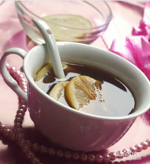 柠檬可乐煲姜茶