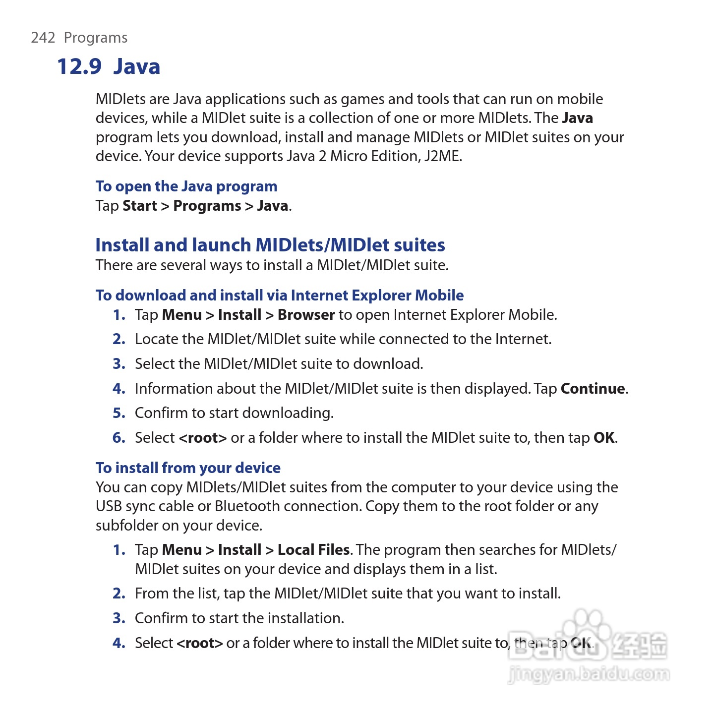 HTC Touch Cruise手机说明书:[25]