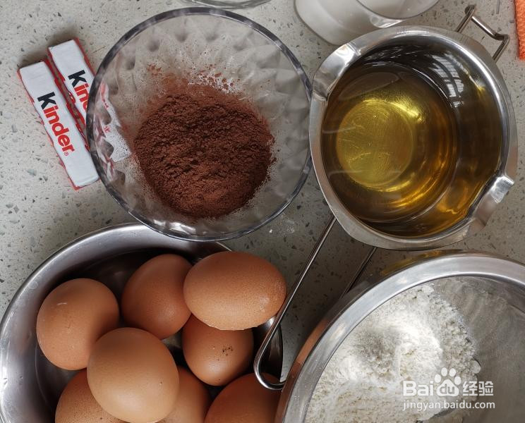 巧克力古早蛋糕的做法