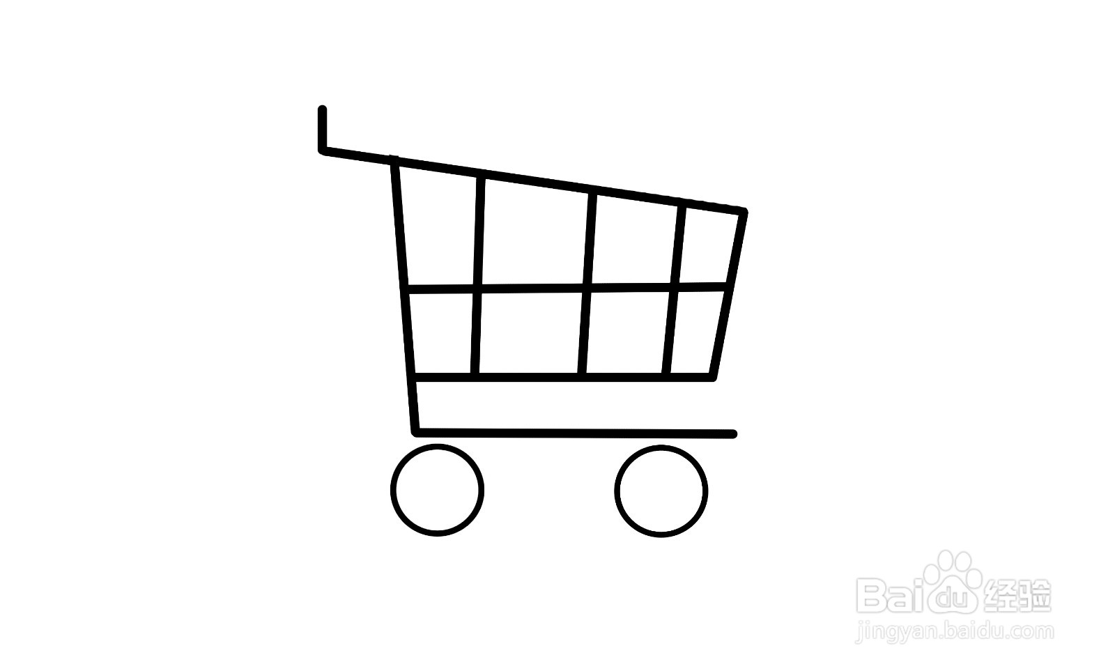 简笔画购物车怎么画？