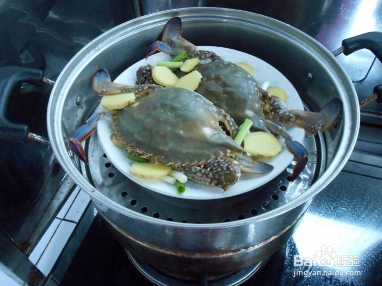 蒸海蟹的做法