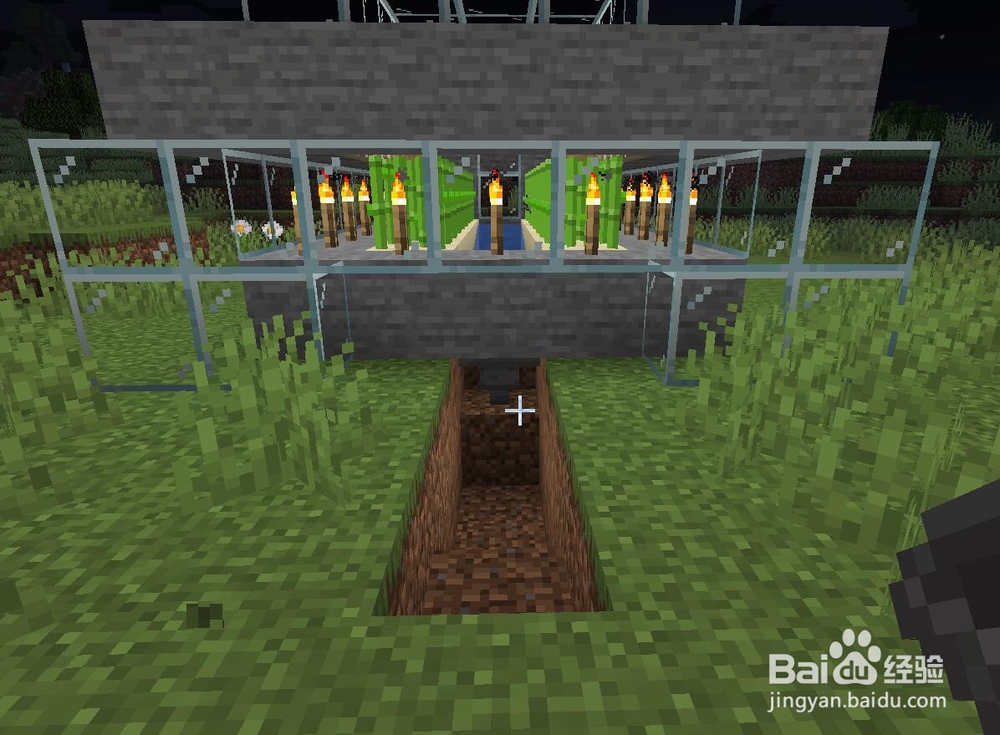 我的世界怎么做自动甘蔗收割机