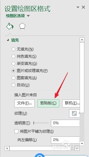 为Excel柱状图添加网格背景