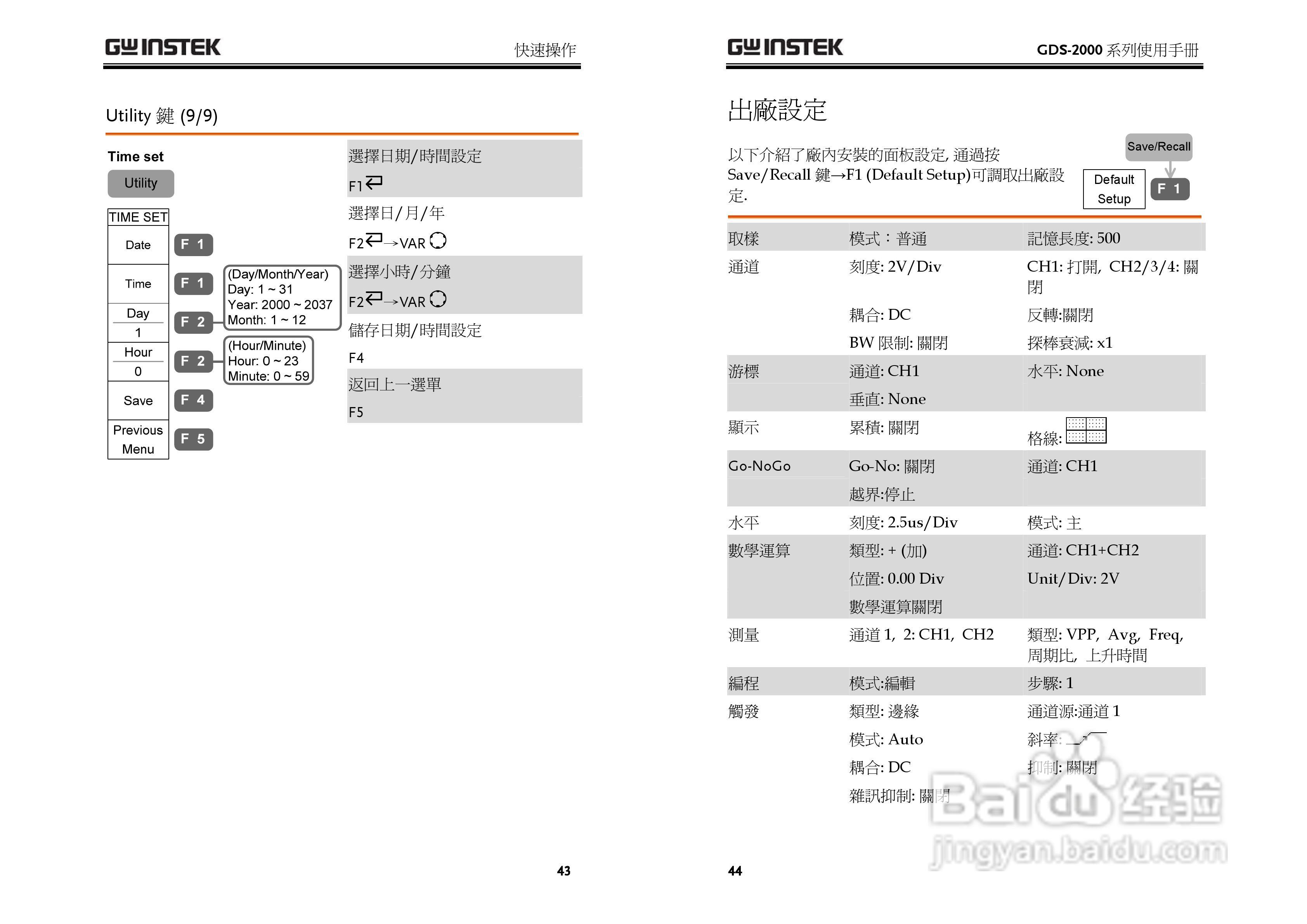 GDS-800 Series数字示波器使用说明书:[3]