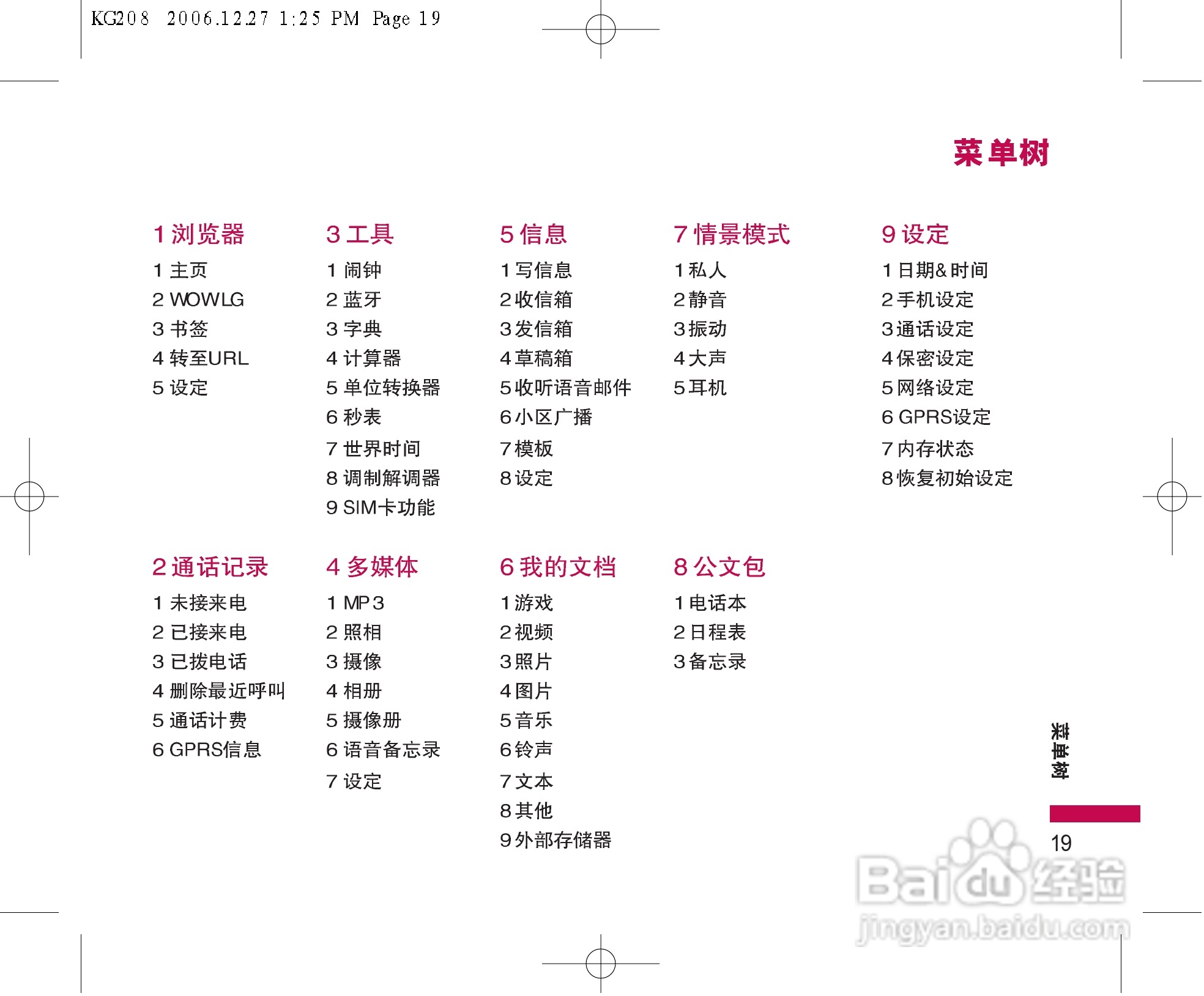 乐金手机KG208型使用说明书:[2]
