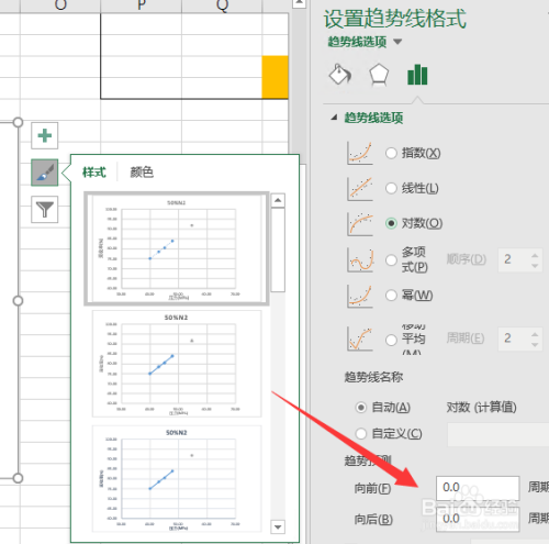 excel趨勢線怎麼延長