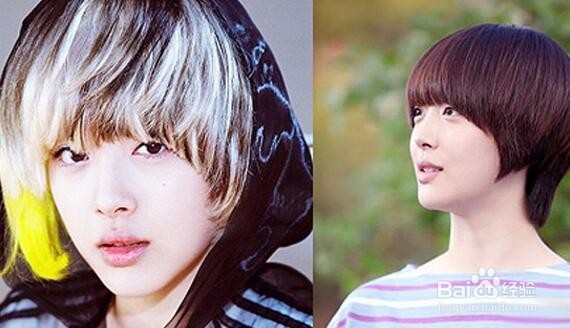 甜美活力少女组合为你示范时下最IN出街发型