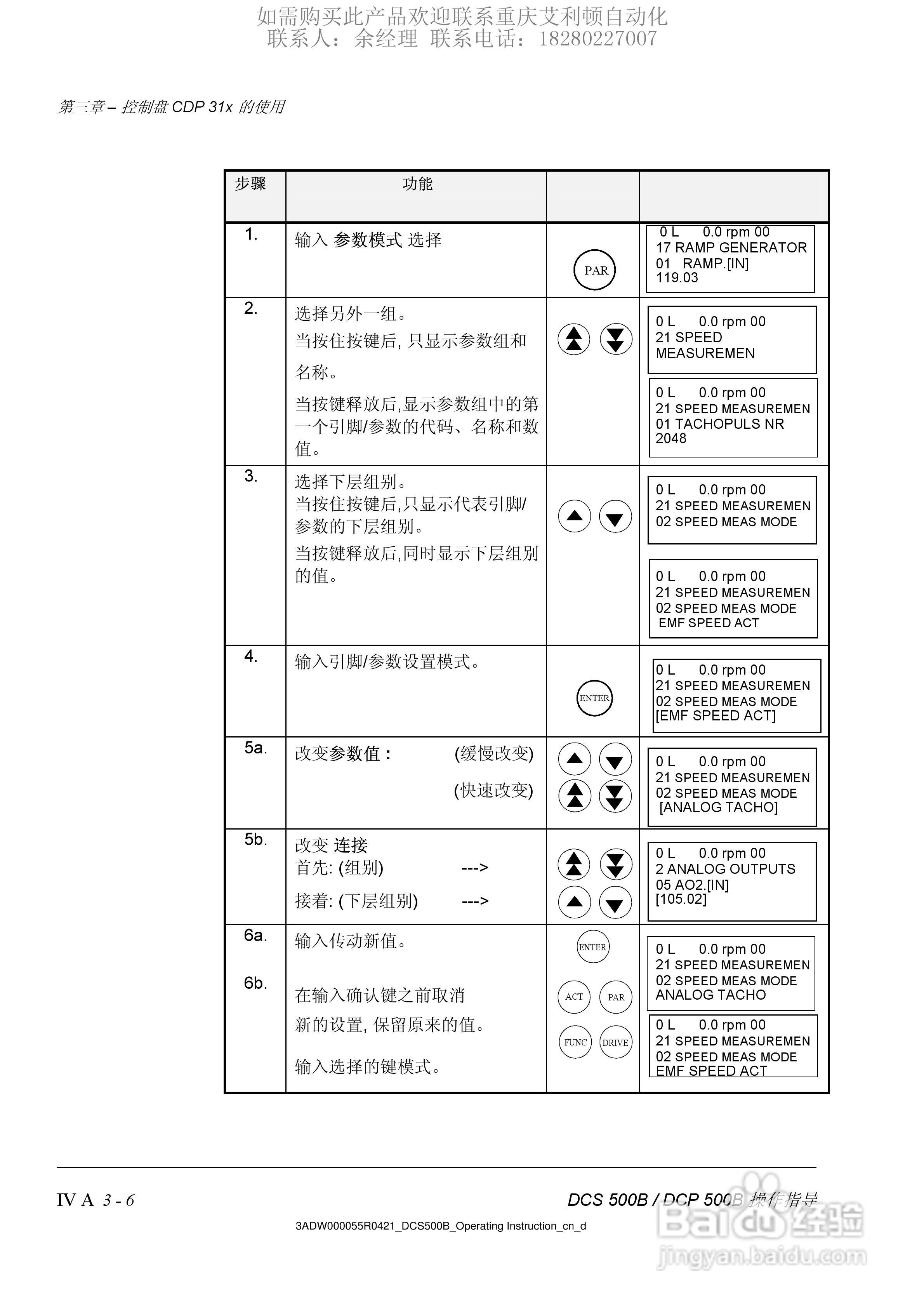 ABB DSC DCF DCP 500B直流变流器操作说明书:[5]