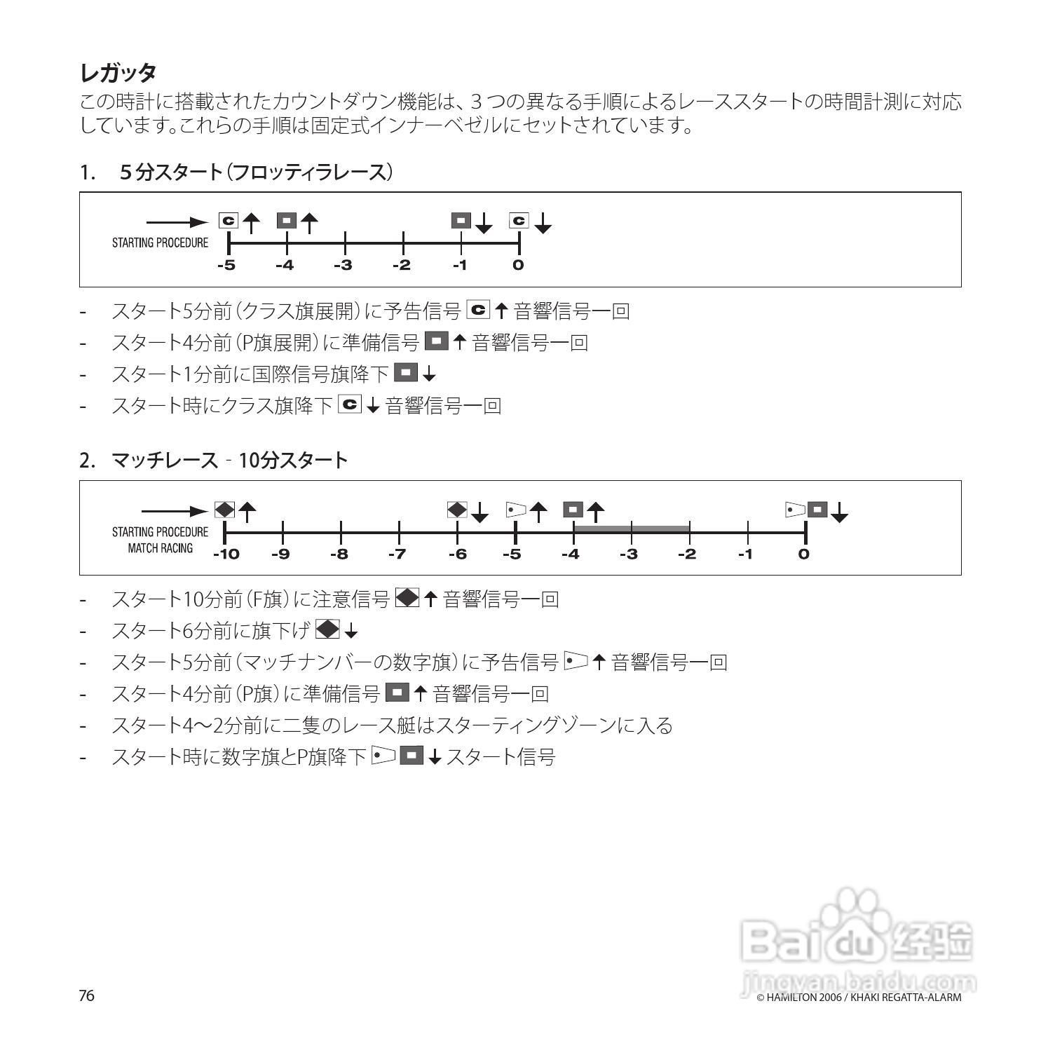 Hamilton汉密尔顿扬帆报时特制手表使用说明书:[8]