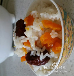 家常饭~南瓜红枣饭