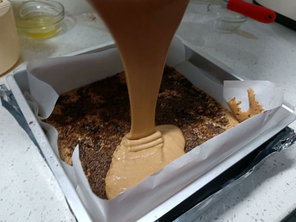 巧克力夹层古早蛋糕