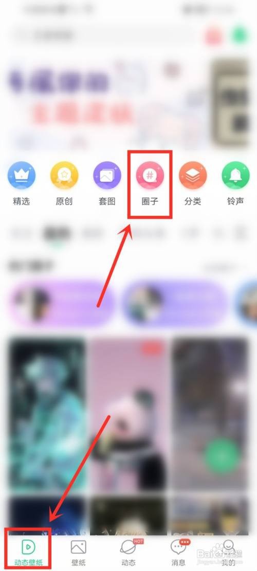 壁纸多多圈子如何加入