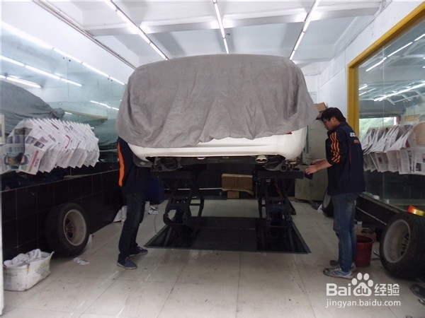 上海汽车底盘装甲专业施工流程讲解