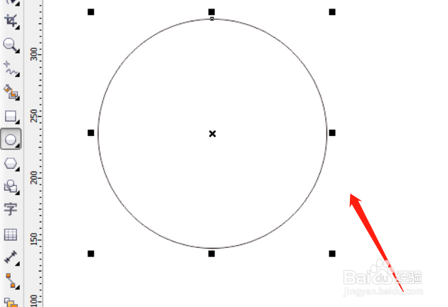 CDR如何把一个条形图形做成圆环？