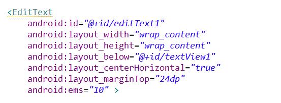 android开发：[16]UI控件之EditText