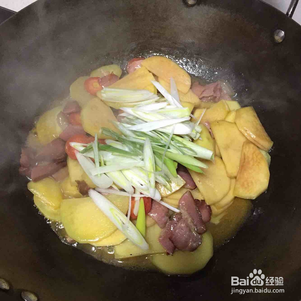 好吃的腊肉土豆片家常做法