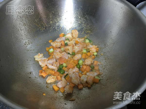 多彩虾仁的做法