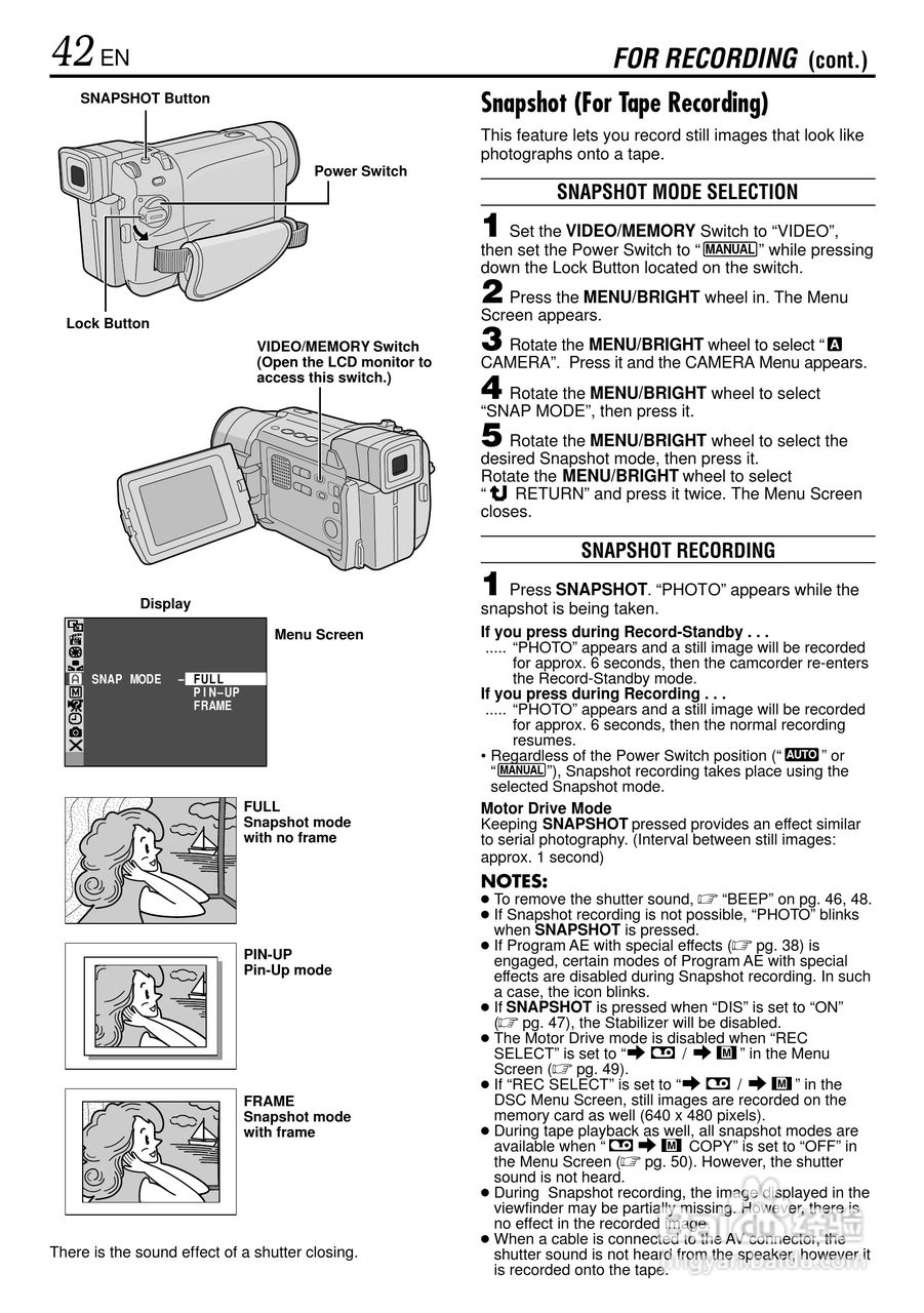 胜利GR-DVL920数码摄像机使用说明书:[5]