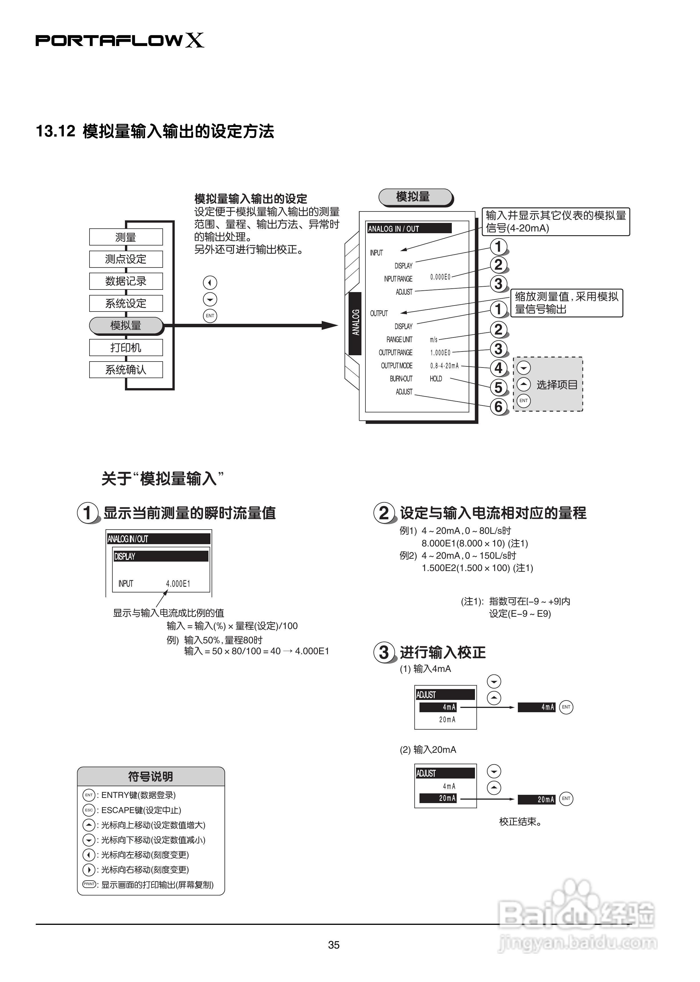 富士电机PORTAFLOW X教材便携式超声波流量计说明书:[4]