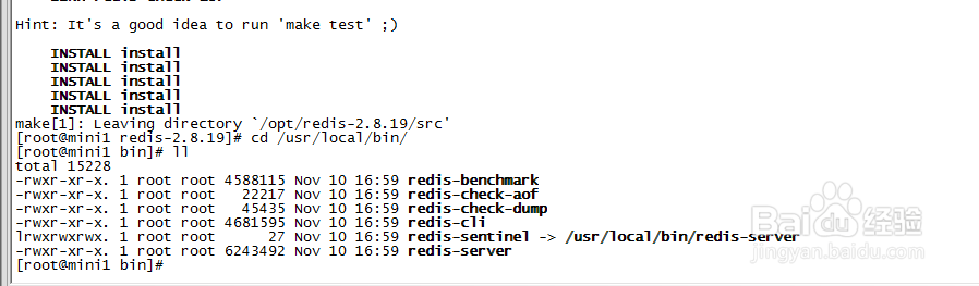 Linux下redis安装,配置为服务