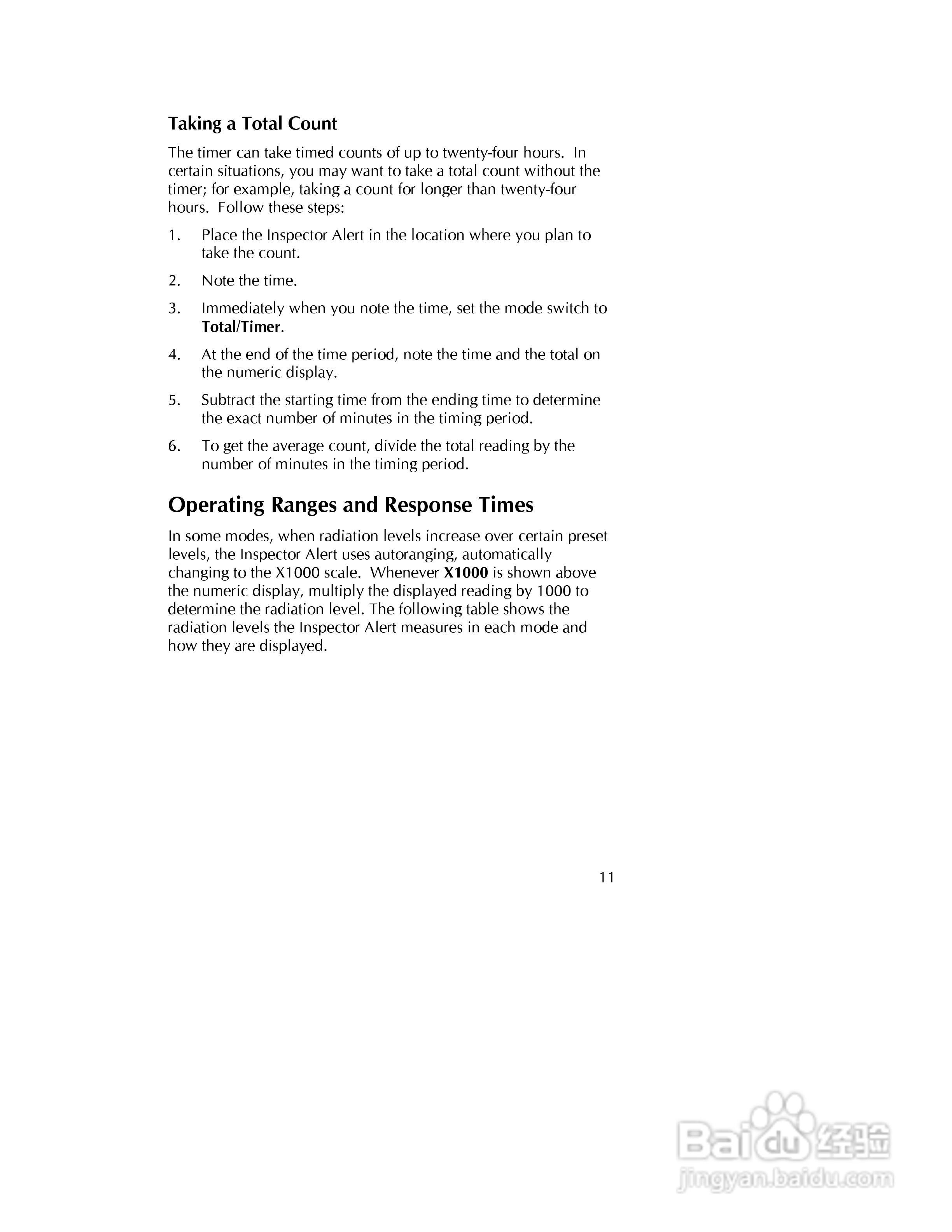 Inspector alert 辐射检测仪说明书:[2]