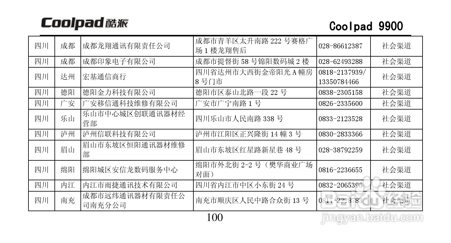酷派Coolpad 9900手机使用说明书:[12]