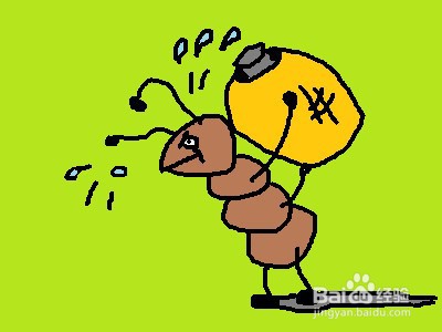 简笔画系列-怎样画蚂蚁