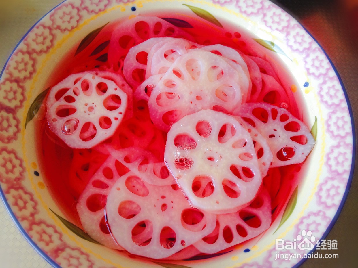 桂花胭脂藕的做法