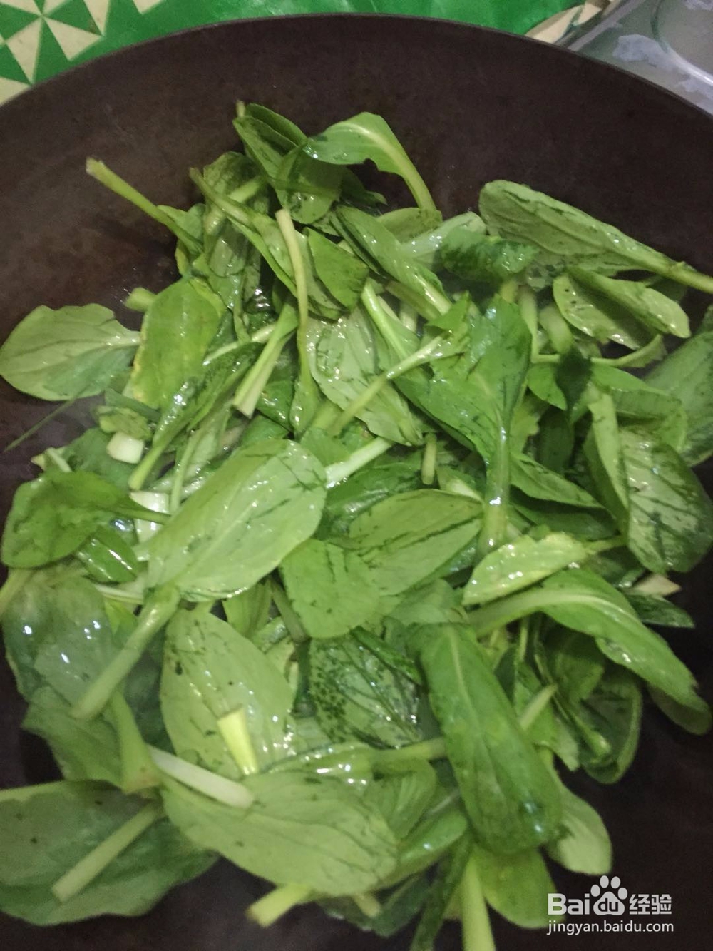 蒜香鸡毛菜的做法