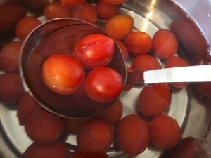 凉拌番茄制作过程