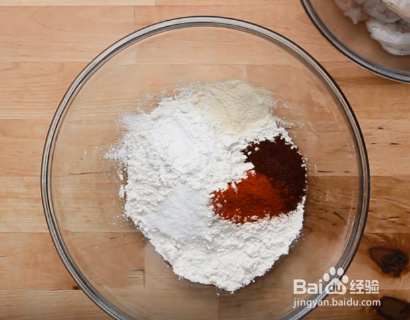 啤酒虾炸玉米饼