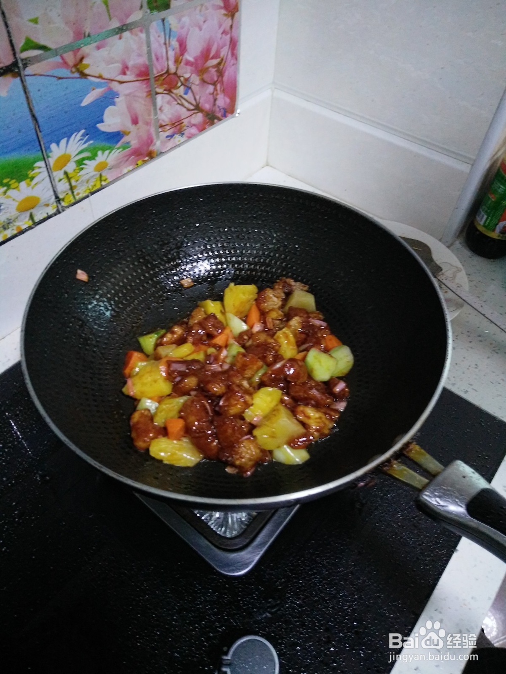 自学菠萝咕咾肉的做法