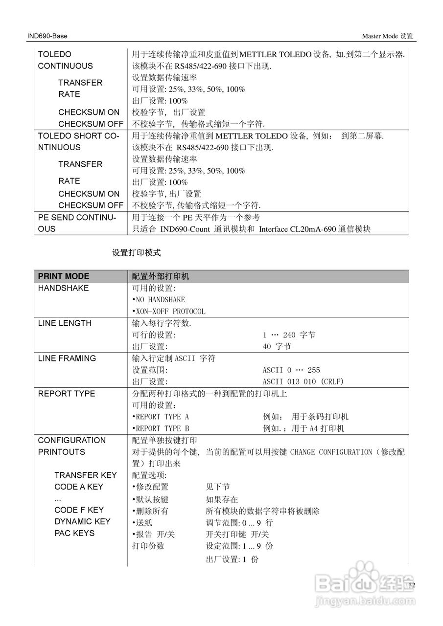METTLER TOLEDO多量程IND690-Base称重仪表操作手册:[4]