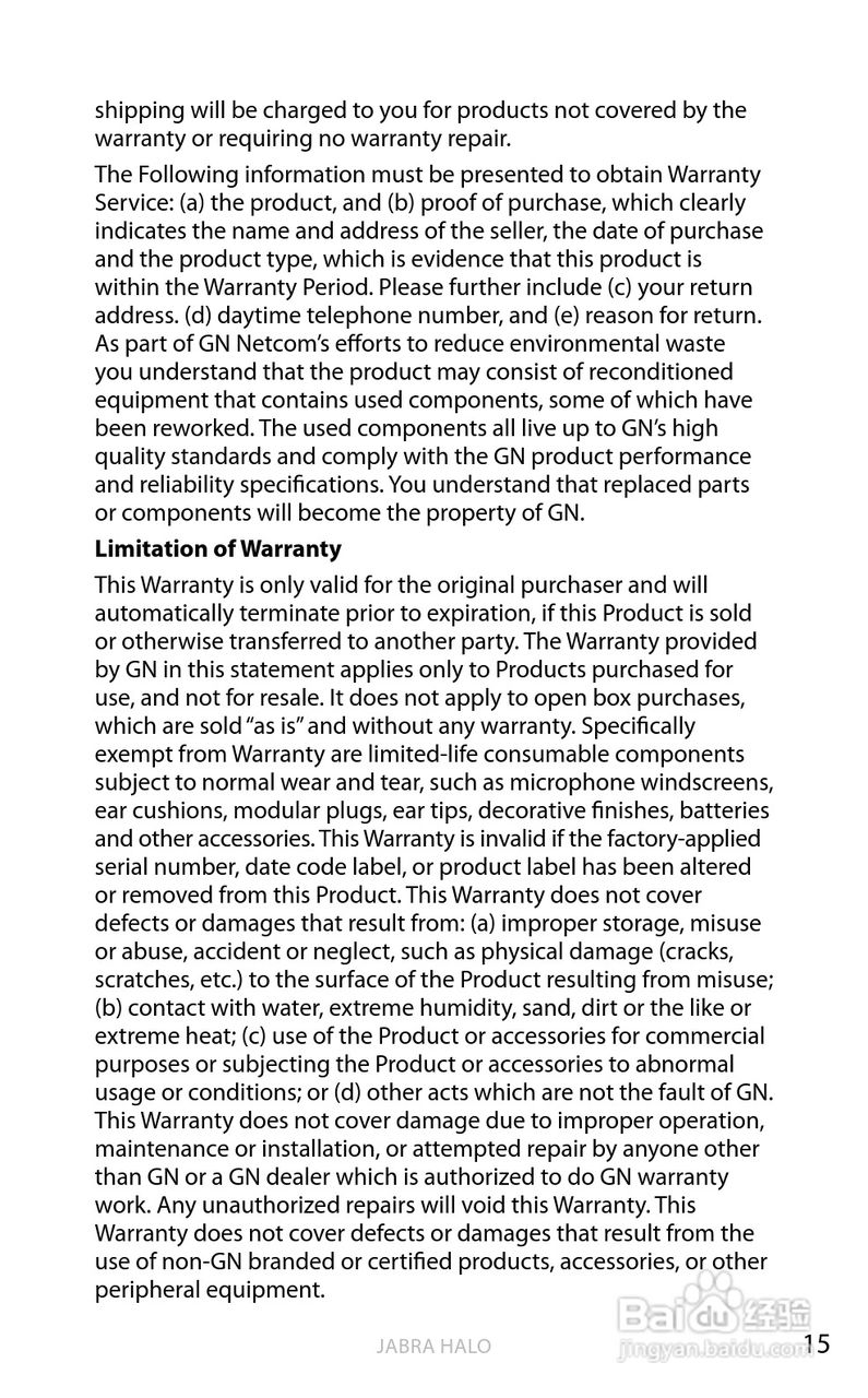 Jabra BT650s蓝牙耳机使用手冊:[6]