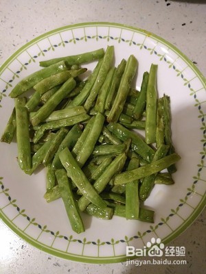 养生食补肉末干煸四季豆的做法