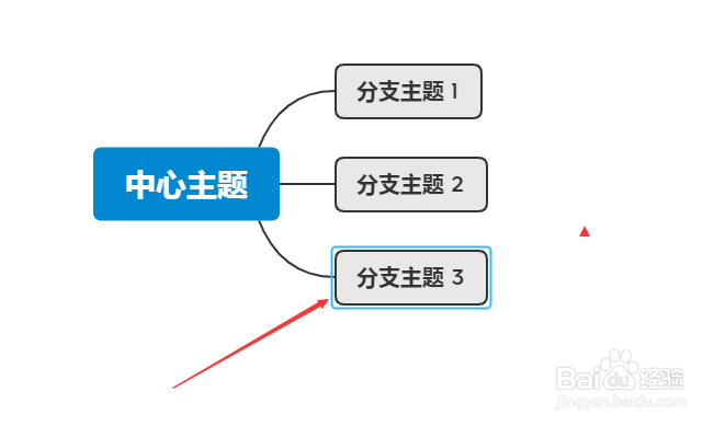 xmind怎么前往中心主题
