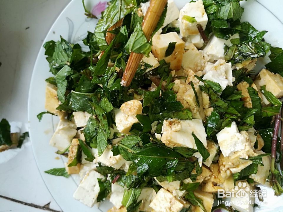 薄荷豆腐的凉拌做法