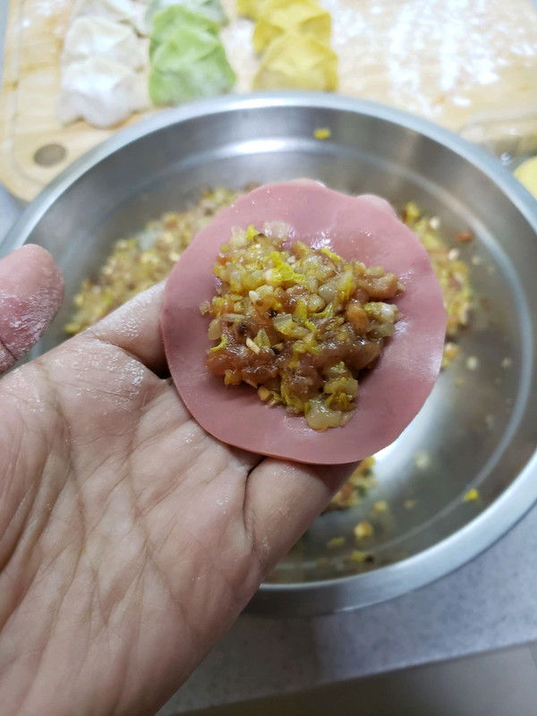 缤纷猪肉虾仁白菜饺子