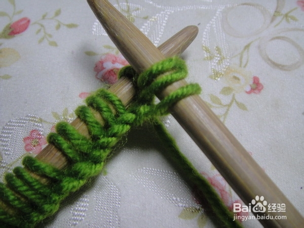 围巾织法——太阳花详细图解