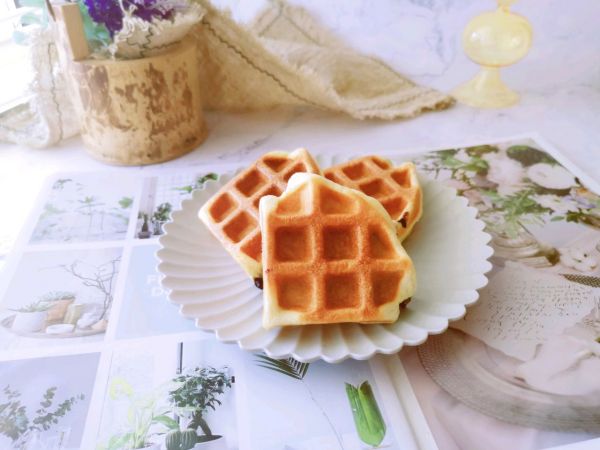 酵母版紫米华夫饼