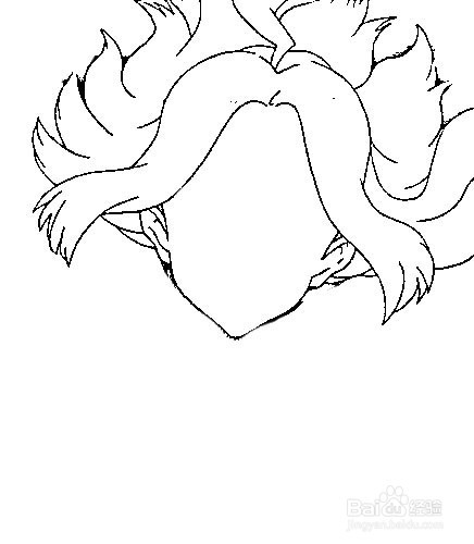 简笔画-如何画q版人物风精灵贝尔的简笔画